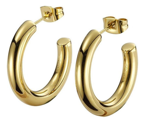 Aretes Enso Dama Color Dorado Eje2201g - S023