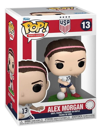 Funko Pop! Football Usa Femenil - Alex Morgan #13