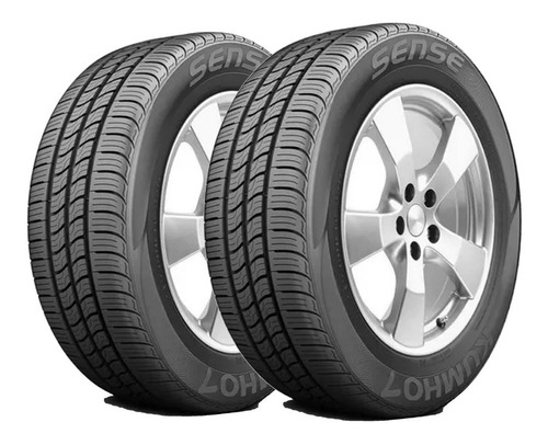 Imagen 1 de 8 de Kit X2 Neumático Kumho Sense 195/55r15 Kr26
