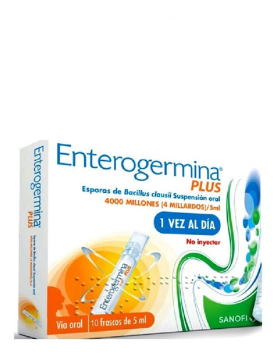 Enterogermina 4 Billones Ufc 1 Caja 10 Ampolletas 5 Ml Inger