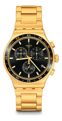 Reloj Swatch In The Black De Acero Yvg418g