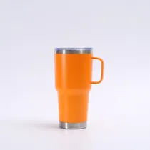 Comprar Vasos Térmicos Termos De Acero Inoxidable 30oz Con Tapa Color Naranja