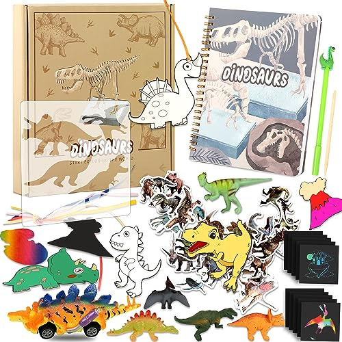 Cagie Dinosaurios Journal Set For Kids, Gifts For 2 3 P2lgg