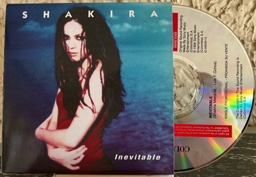 Shakira - Inevitable Sencillo Import España Single Raro (Usado)