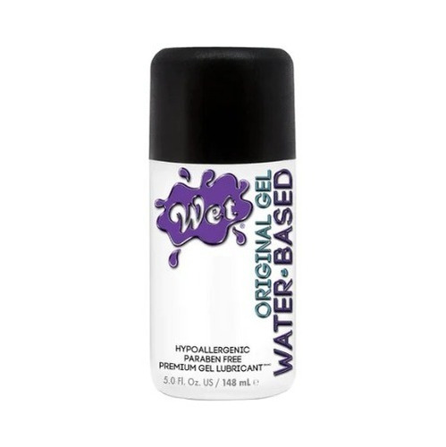 Lubricante Wet Premium Original 5oz/148ml Base Agua Sin Olor