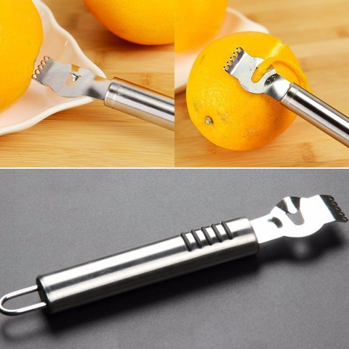 Zester Acanalador Citricos Acero Inoxidable Bar Bartender