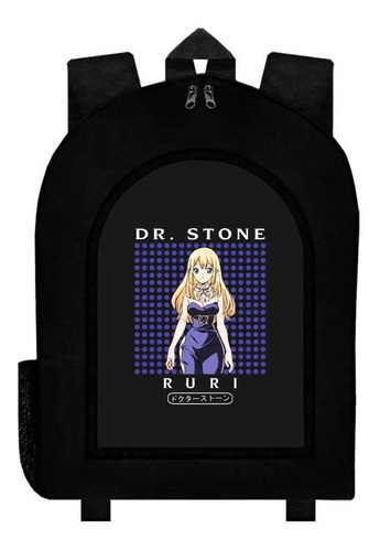 Mochila Negra 86 Dr Stone A86