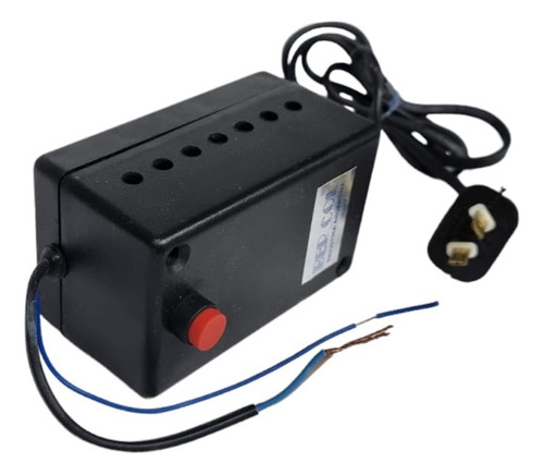 Transformador Con Pulsador Para Electro Imán Negro
