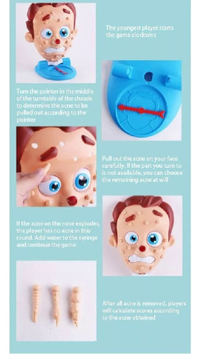 / Mt Um Brinquedo De Pegadinha Espreme Acne E Borrifa Água