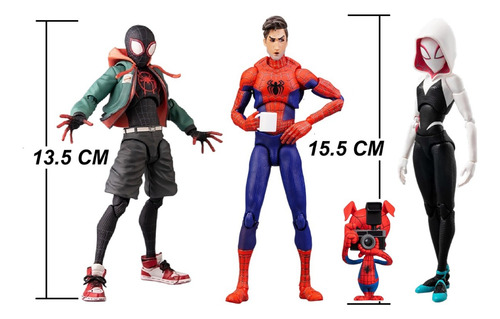 Miles Morales Spiderman Hombre Araña Spider Gwen Multiverso