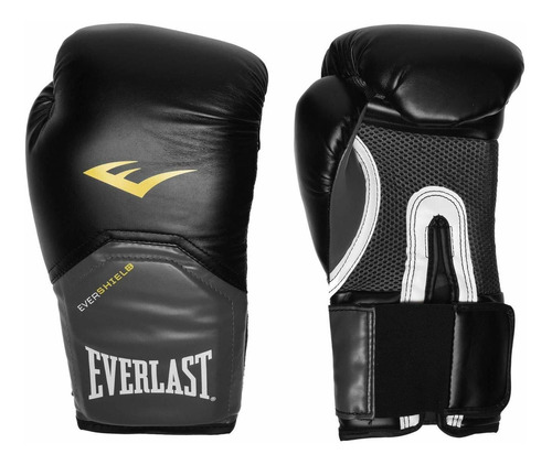 Everlast Guantes De Entrenamiento Estilo Profesional (negro,