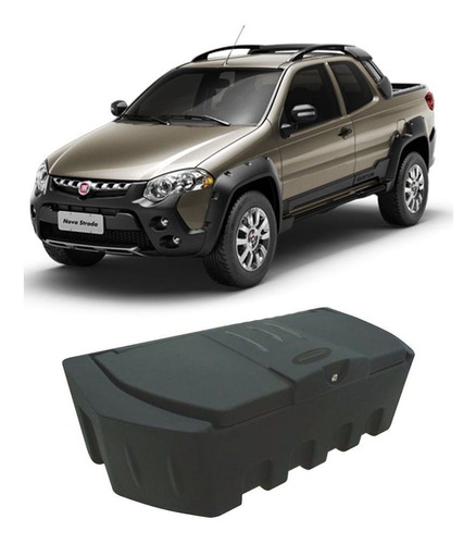 Caixa Ferramentas Fiat Strada 2014 A 2016 Cs Caçamba Trunk