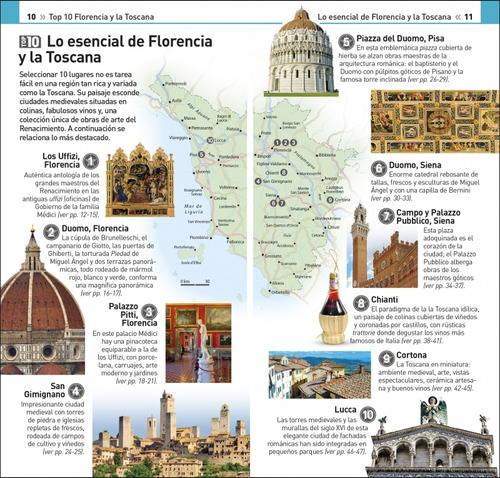 Florencia Y La Toscana ( Guías Visuales Top 10 )