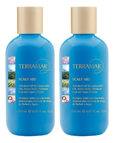 2 Shampoo Anticaspa Terramar Reduce Comezón Elimina La Caspa