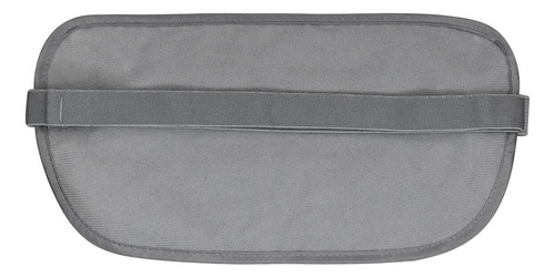 Cartera De Seguridad Wallis, Para Cintura, Protección Rfid Color Gris oscuro Diseño de la tela Liso