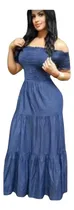 Comprar Vestido Largo Mezclilla, Maxi Vestido Mezclilla Largo