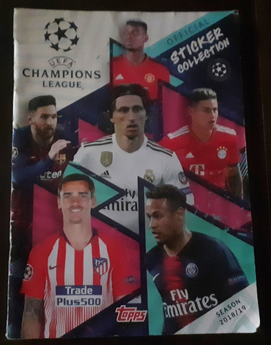 Album** Champions League**2018/19 (tiene 10 Figus )