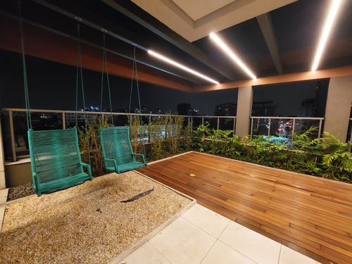 Studio De 25m2 Moderno E Mobiliado Em Santo Amaro (são Paulo), A 400m Do Metro - Pronto Para Usar Ou Alugar
