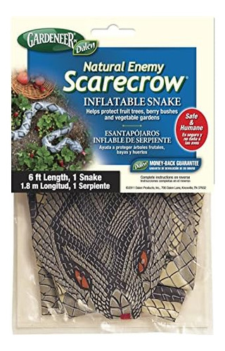 Serpiente Inflable Antiaracnidos Y Aves - 6' De Largo
