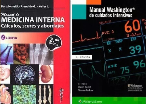 Manual Medicina Interna 2da + Manual Cuidados Intensivos 2 