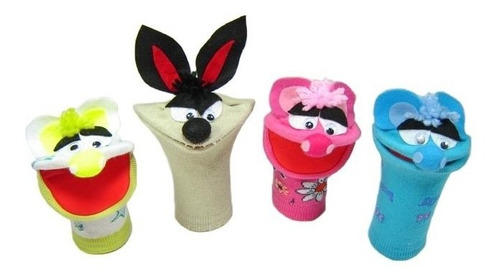 Conjunto Fantoches - Porquinhos
