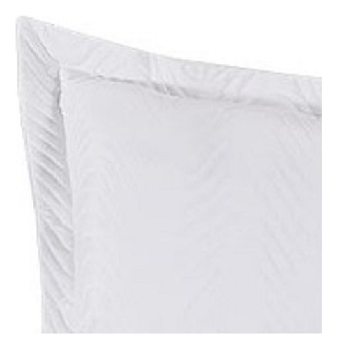Porta Travesseiro Xuxão Matelada Com Zíper 180 Fios Branco