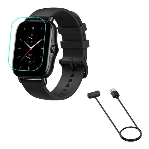 Cargador + Micas Amazfit Gts 2 / Gts 2 Mini