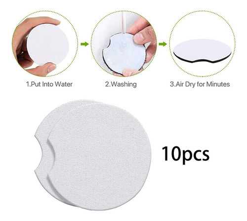 6 Posavasos Redondos Y Elegantes For Impresión 6 Piezas
