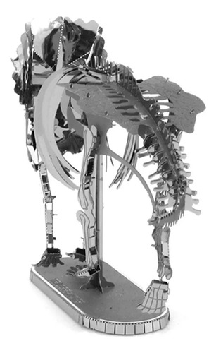 Quebra Cabeça Dinossauro Triceratops 3d Em Metal