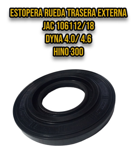 Estopera Rueda Trasera Externa Jac 1061 12/18 Dyna 4.0/ 4.6