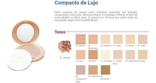 Polvo Compacto Mon Reve 100% Original, Con Protector Solar