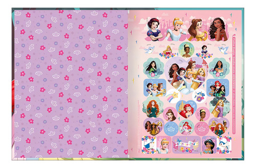 Caderno Brochurão Grande Princesas 48 Folhas Tilibra Cor 5