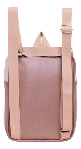 Mochila Maternidade 2 Em 1 Pirulitando Petit Caramelo Cor Marrom