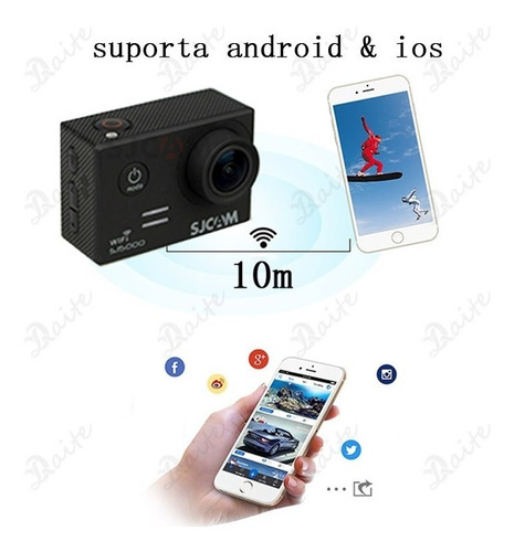 Camera Sjcam Sj5000 Wifi Original 14mp 170º Full Hd