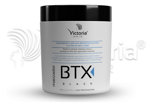 Botox Black Btx Hidratação Repositor De Massa 1 Kg