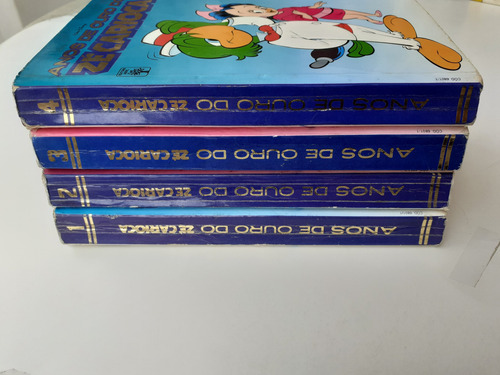 Anos De Ouro Do Zé Carioca Nº 1 Ao 4 - Completo - Ed. Abril (Usado)