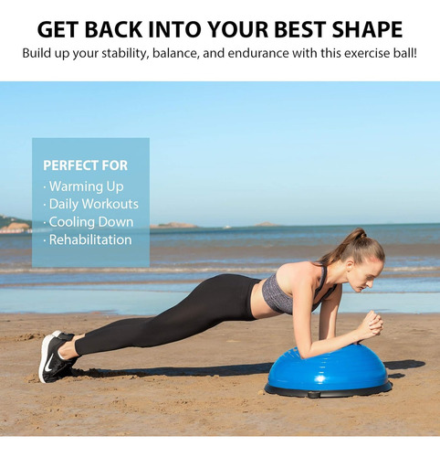 Bonita Pelota De Balance Ejercicio Bandas Elasticas Circulo