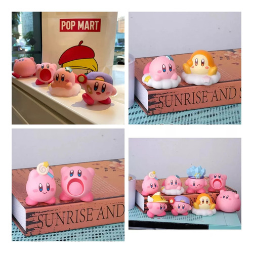 Kirby Star Set 8 Figuras Pixie Mirror Maze Capsule Doll