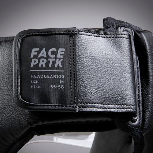 Careta Con Protección Facial Integrada Para Box Outshock 100 Color Negro
