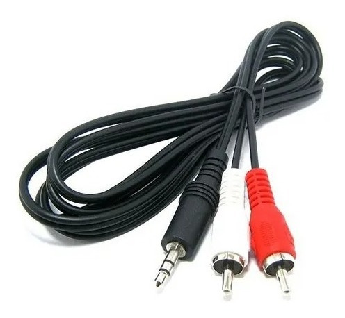Cable Audio Video Rca A Plug 3.5mm X 1,5 Mts