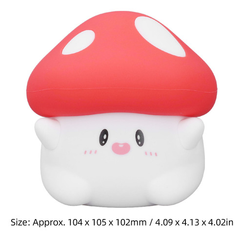 Mesita De Noche Baby Night Mushroom De 800 Mah Con Dibujos A