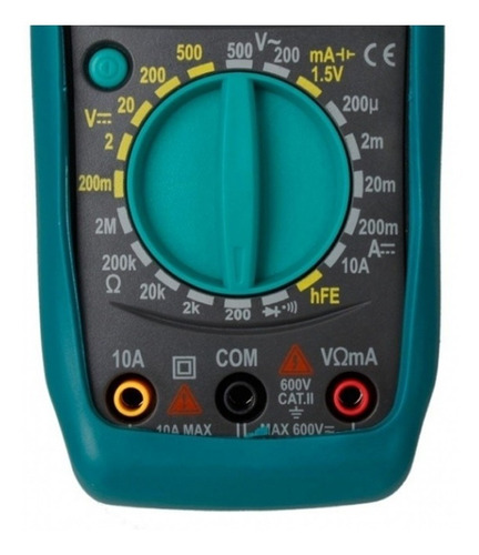Multímetro Profesional Tester Proskit Mt-1210 Digital Mide Voltaje Ac Dc Diodos Resistencia Amperaje