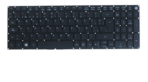 Imagen 1 de 3 de Teclado Acer 3 A315-21 A315-31 A315-41 A315-51 A315-53 Esp