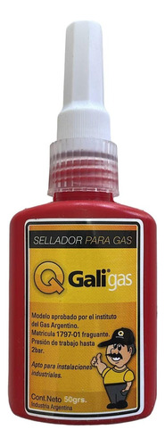 Sellador Para Gas Aprobado Gali Gas 50grs 