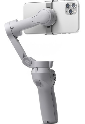 Estabilizador de teléfono celular Dji Om4 Osmo Mobile 4 Se - Color gris