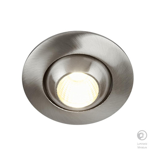 Lampara Led Empotrable 4 W Blanco Calido Ydcled-300/s Estructura Gris
