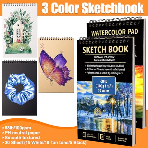 Kit Profesional De 76 Lápices De Dibujo Y Acuarela