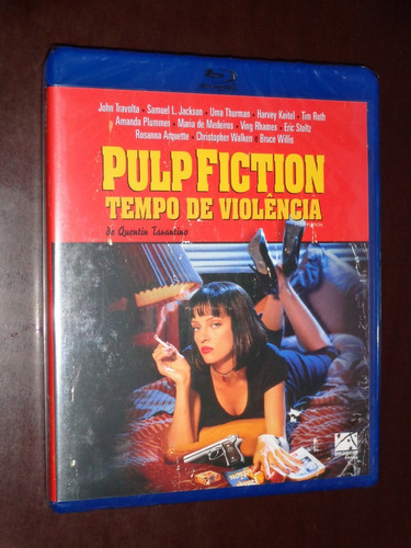 Blu Ray Pulp Fiction Tempo De Violência Lacrado Raro