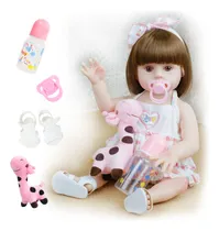 Comprar Muñeca Reborn Realista De 45 Cm Para Niña Recién Nacida De 3