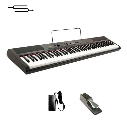Imagen 2 de 6 de Piano Teclado 88 Teclas Artesia Sensitivo + Soporte+ Envio
